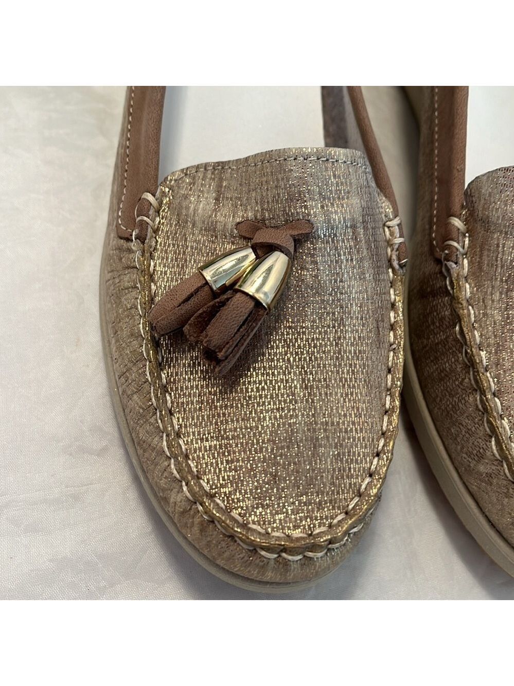 Sesto Meucci of Florence Laela Loafer Wedge - Picture 3 of 16